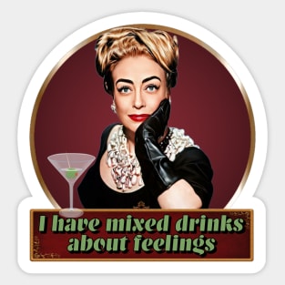 Joan Crawford Feelings Sticker